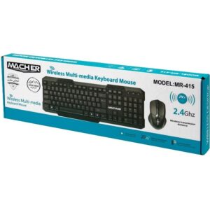 کیبورد و ماوس بی‌سیم مچر مدل Macher MR-415 Wireless Keyboard And Mouse
