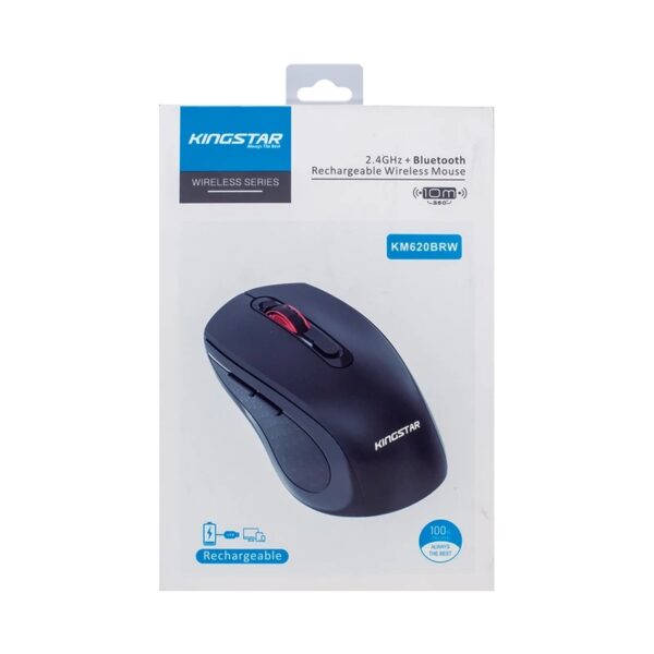 ماوس بی سیم کینگ استار مدل KM620BRW